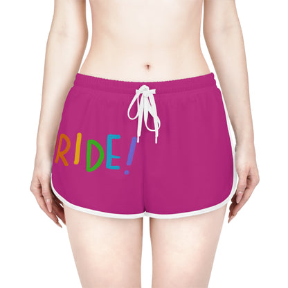 Women's Relaxed Shorts: LGBTQ Pride Pink