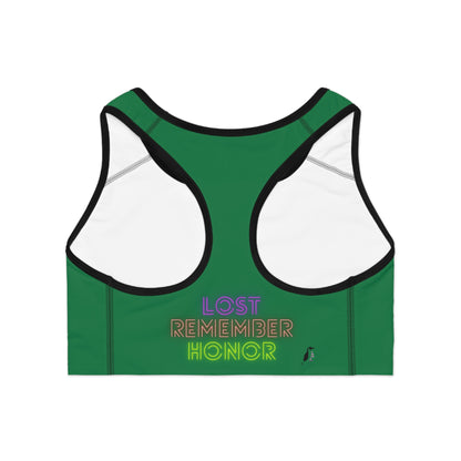 Sports Bra: Wrestling Dark Green