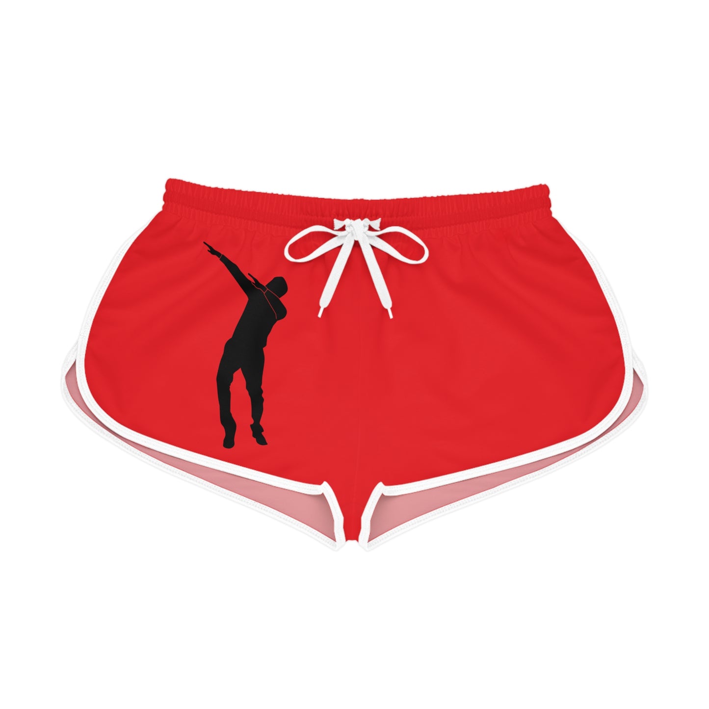 Women's Relaxed Shorts: Dance Red