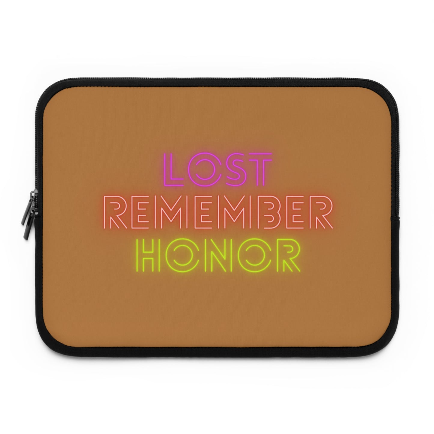 Laptop Sleeve: Lost Remember Honor Lite Brown