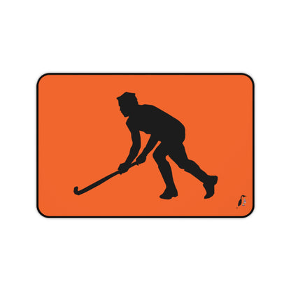 Desk Mat: Hockey Orange