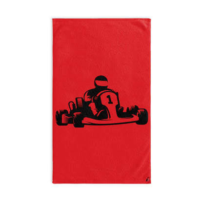 Hand Towel: Racing Red