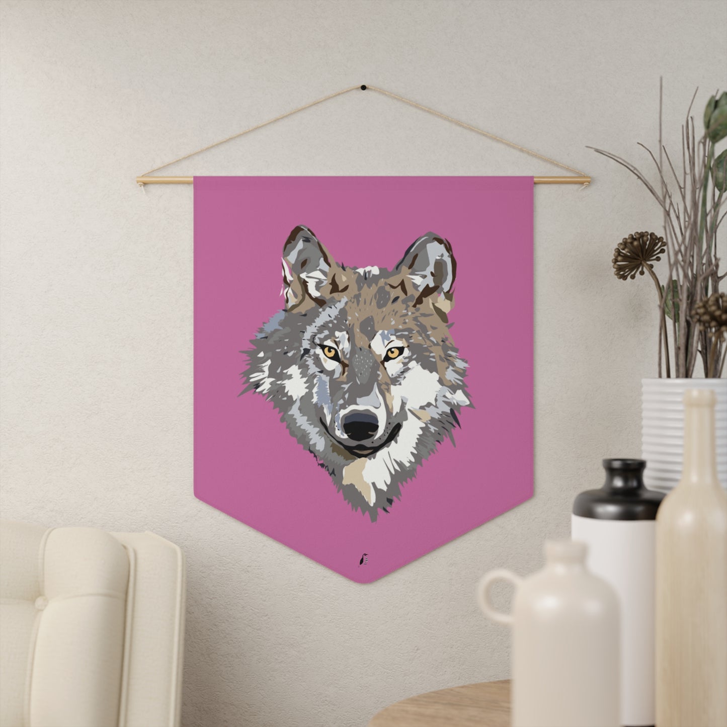 Pennant: Wolves Lite Pink