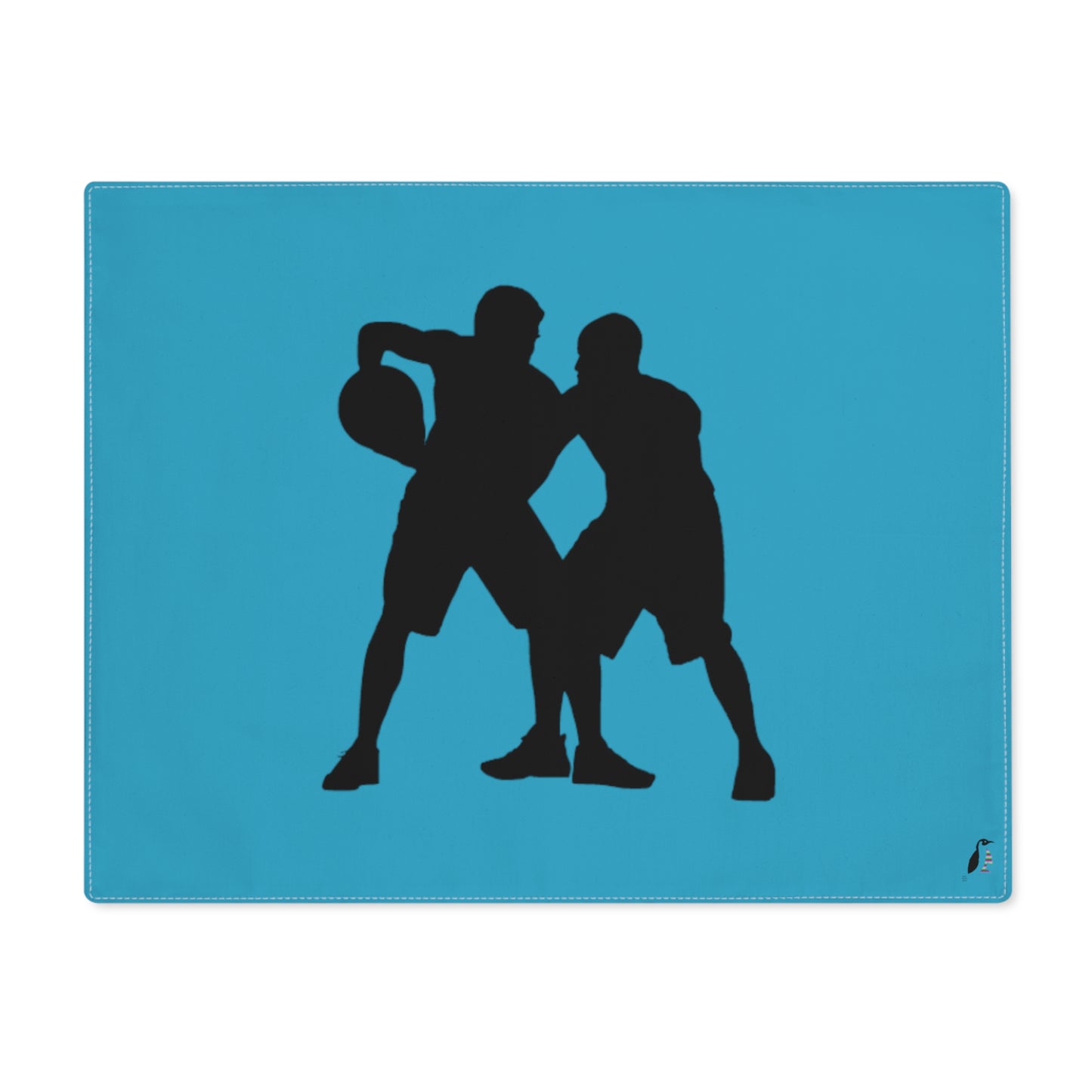 Placemat, 1pc: Basketball Turquoise