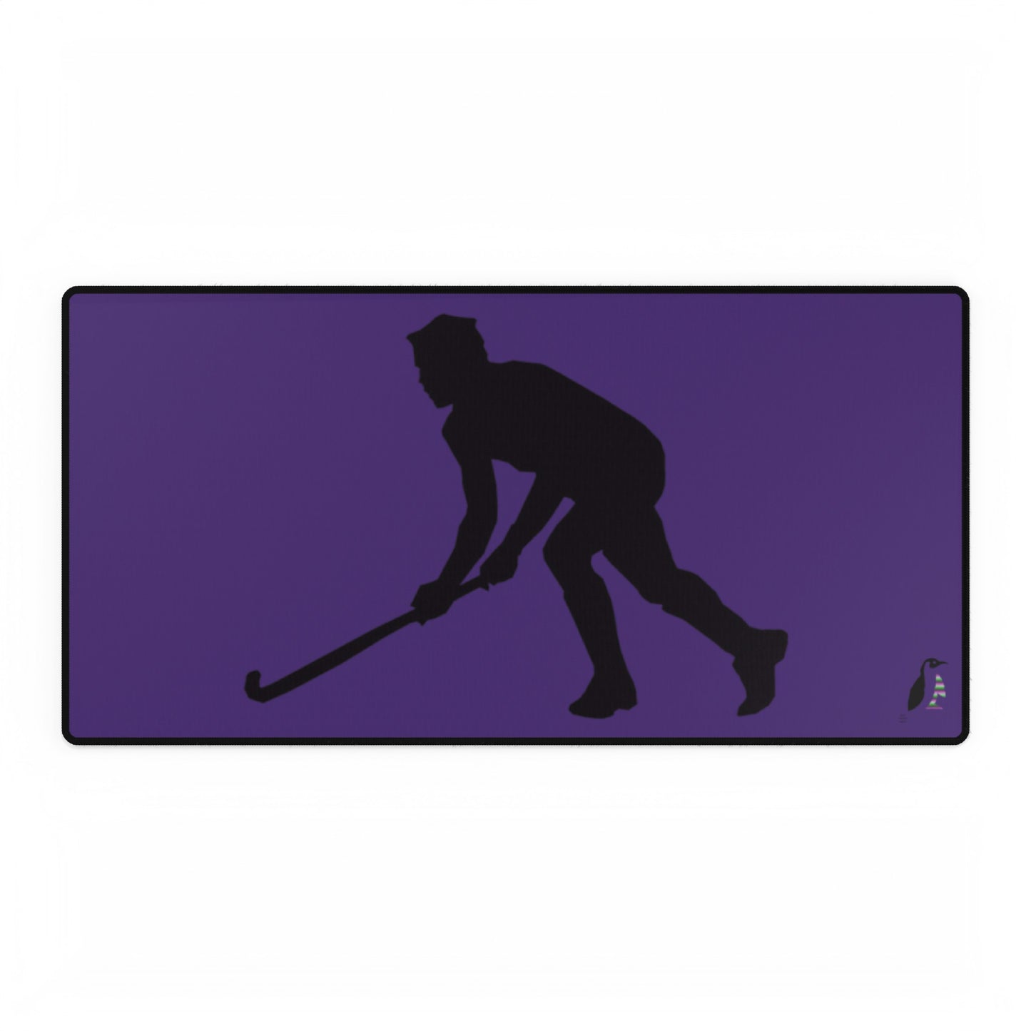 Desk Mats: Hockey Purple