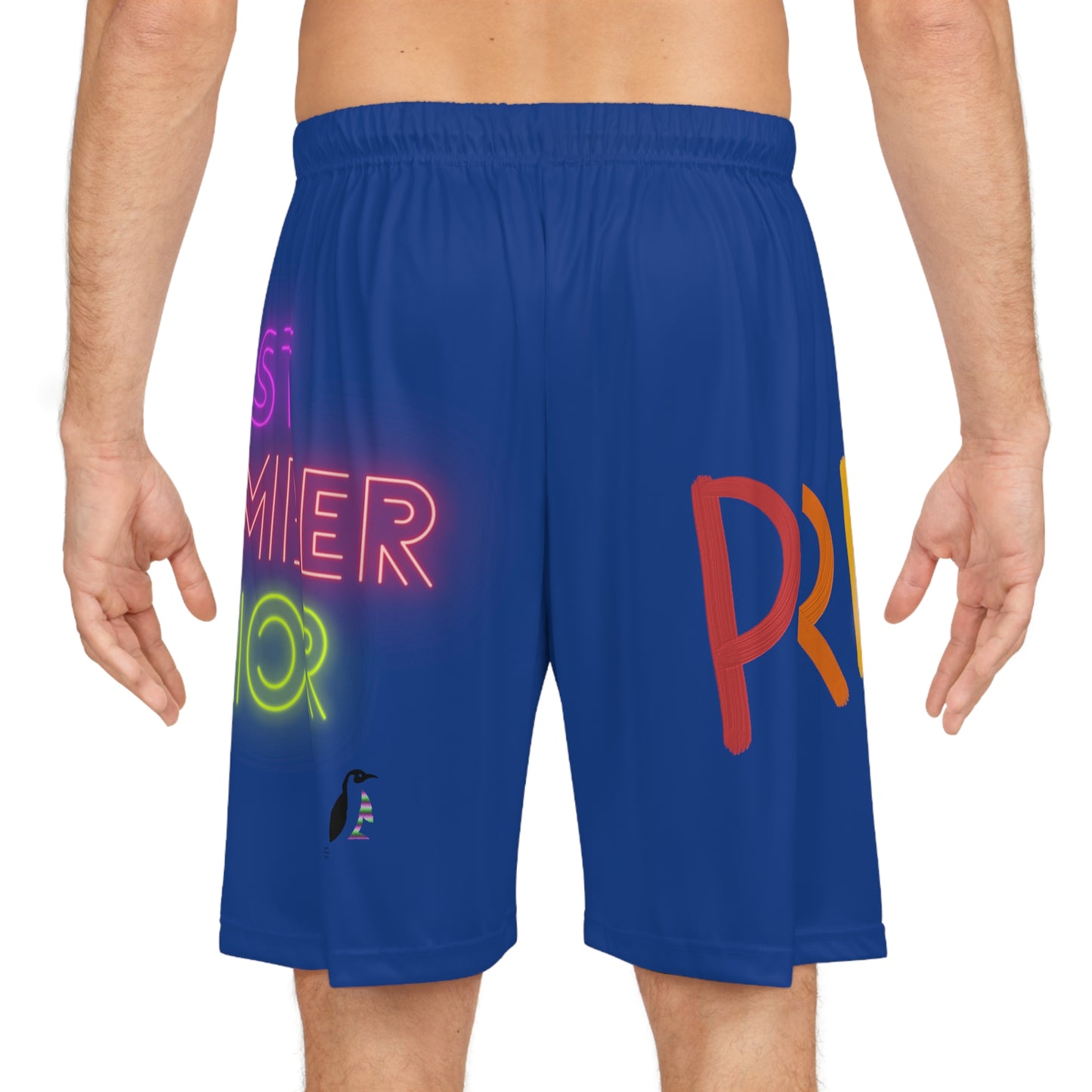 Basketball Shorts: LGBTQ Pride Dark Blue