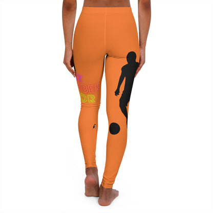 Women's Spandex Leggings: Soccer Crusta