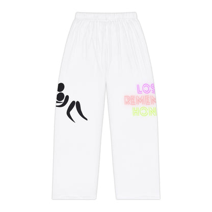 Women's Pajama Pants: Wrestling White