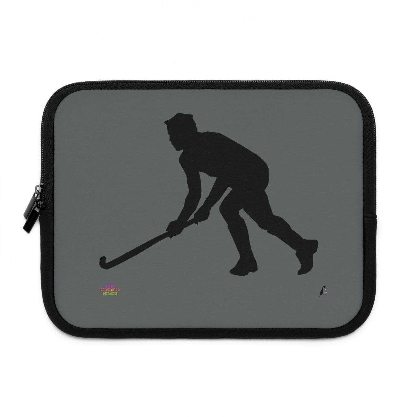 Laptop Sleeve: Hockey Dark Grey