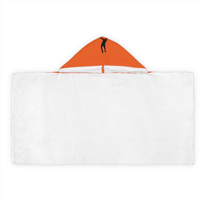 Youth Hooded Towel: Dance Orange