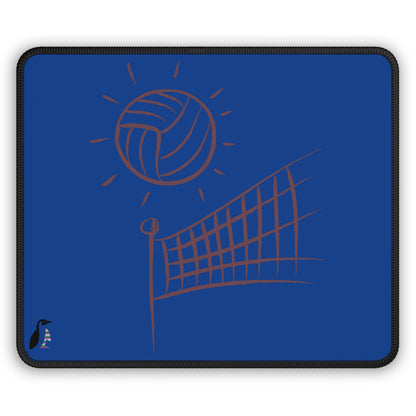 Gaming Mouse Pad: Volleyball Dark Blue