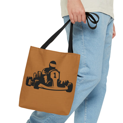 Tote Bag: Racing Lite Brown