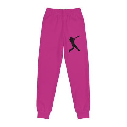 Youth Joggers: Baseball Pink