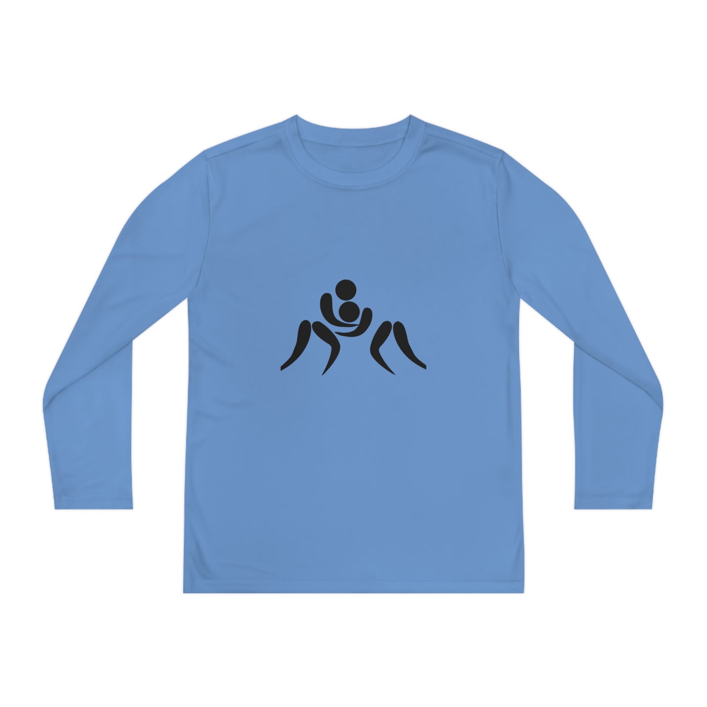 Youth Long Sleeve Competitor Tee: Wrestling