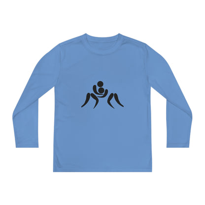 Youth Long Sleeve Competitor Tee: Wrestling 