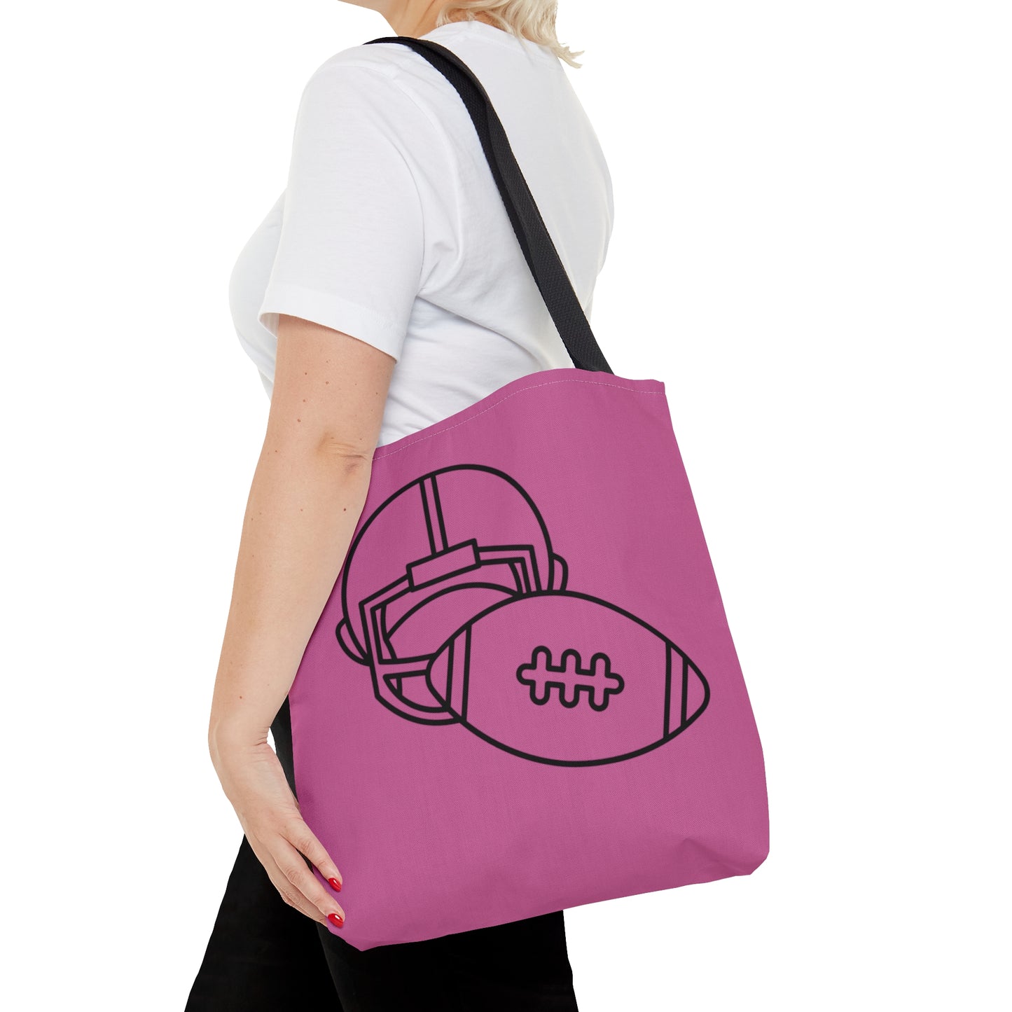 Tote Bag: Football Lite Pink