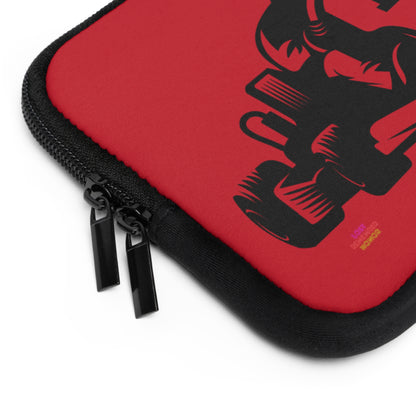 Laptop Sleeve: Racing Dark Red