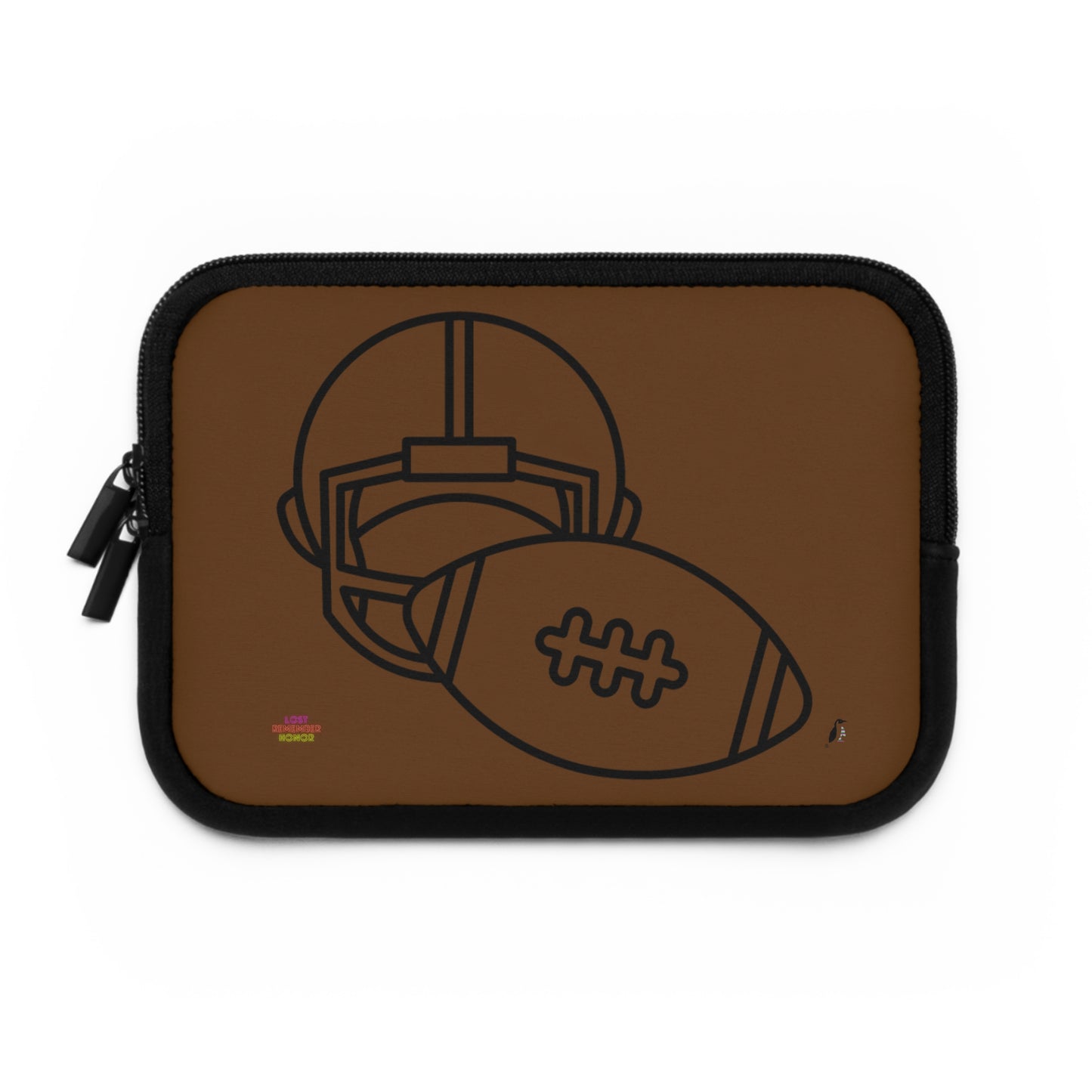 Laptop Sleeve: Football Brown