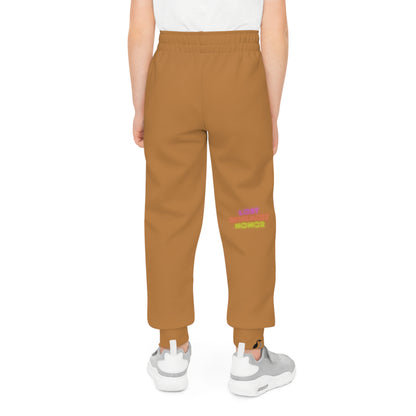 Youth Joggers: Racing Lite Brown