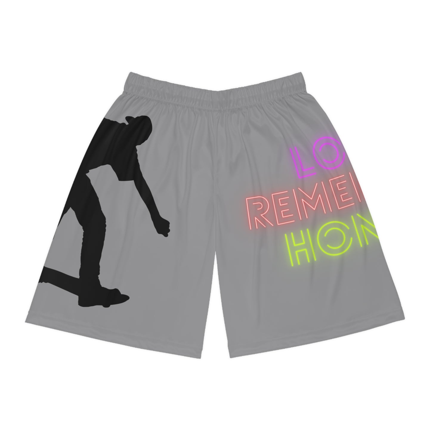 Basketball Shorts: Skateboarding Grey