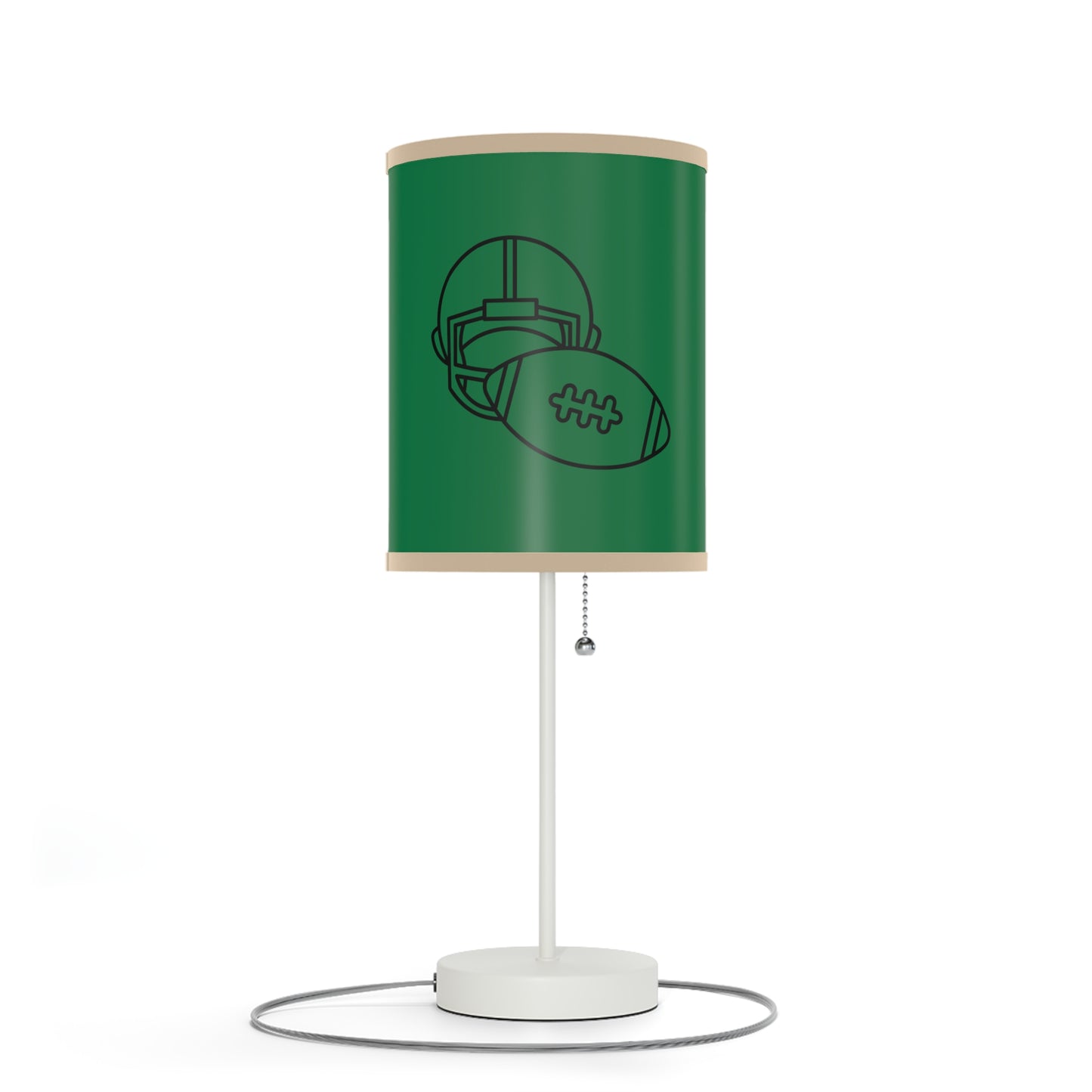 Lamp on a Stand, US|CA plug: Football Dark Green