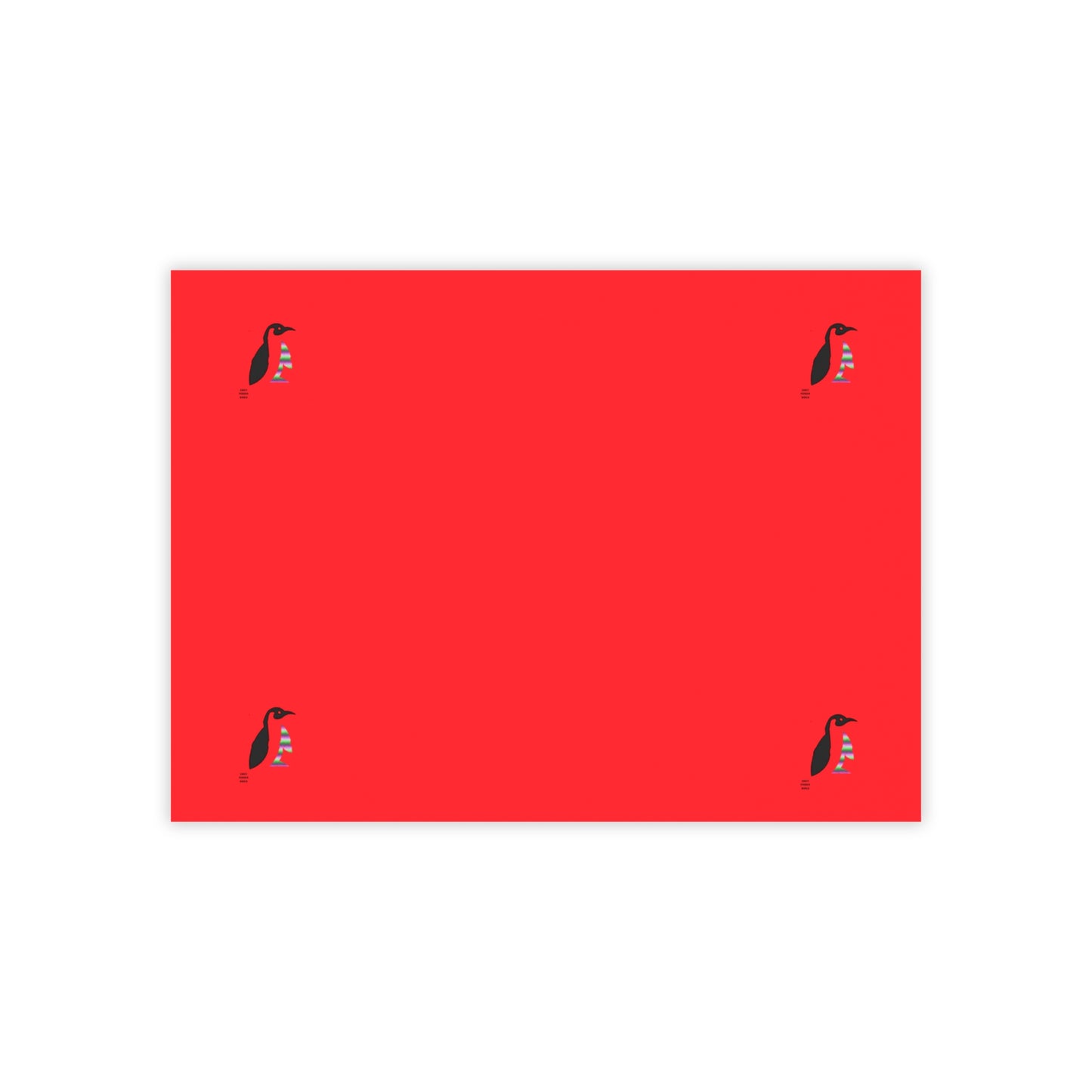 Post-it® Note Pads: Crazy Penguin World Logo Red