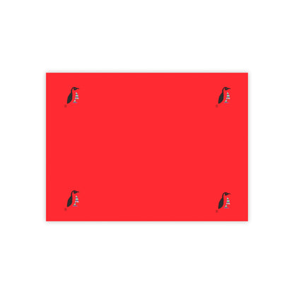 Post-it® Note Pads: Crazy Penguin World Logo Red