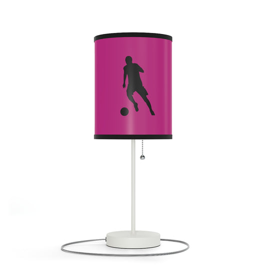 Lamp on a Stand, US|CA plug: Soccer Pink