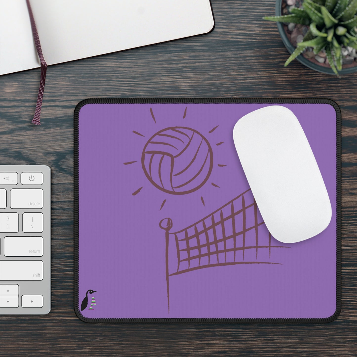 Gaming Mouse Pad: Volleyball Lite Purple