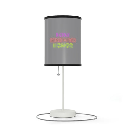 Lamp on a Stand, US|CA plug: Baseball Grey