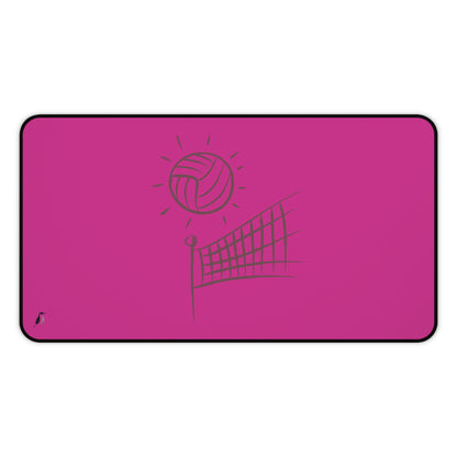 Desk Mat: Volleyball Pink