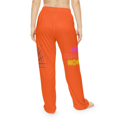 Women's Pajama Pants: Volleyball Orange