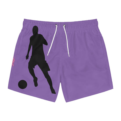 Swim Trunks: Soccer Lite Purple