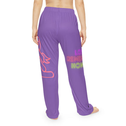 Women's Pajama Pants: Fight Cancer Lite Purple