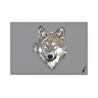 Button Magnet, Rectangle (1 & 10 pcs): Wolves Grey