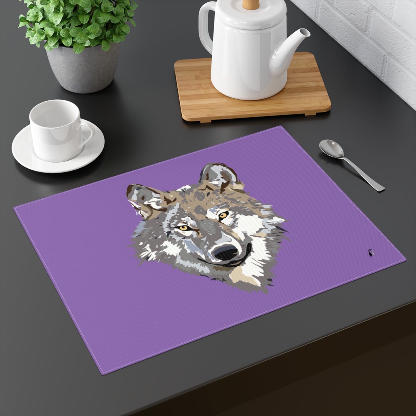 Placemat, 1pc: Wolves Lite Purple