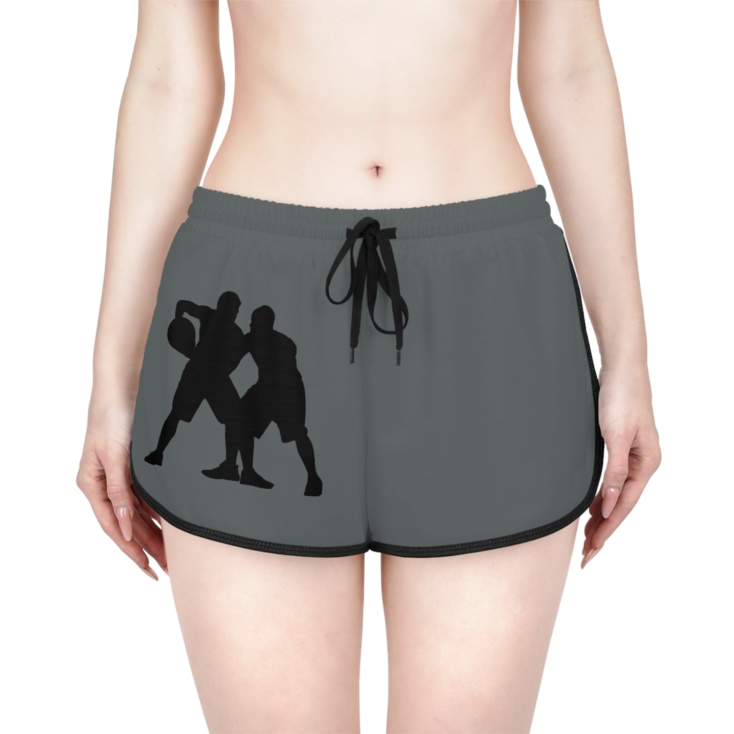 Women's Relaxed Shorts: Basketball Dark Grey