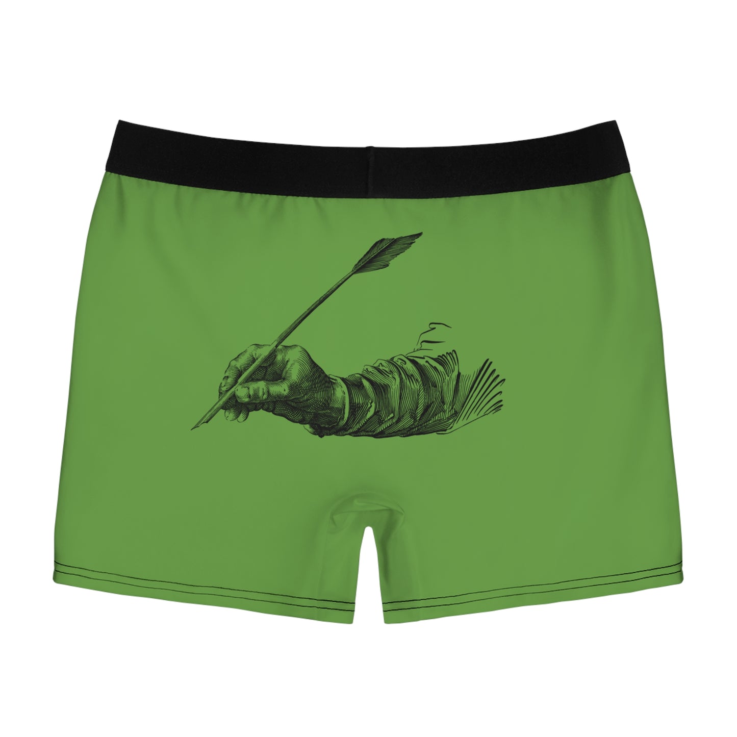 Men's Boxer Briefs: Writing Green