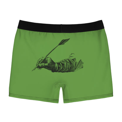 Men's Boxer Briefs: Writing Green