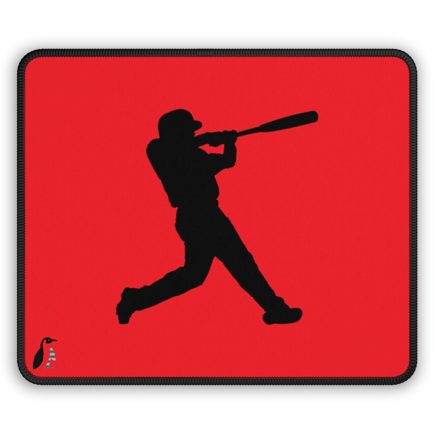 Gaming Mouse Pad: Baseball Red