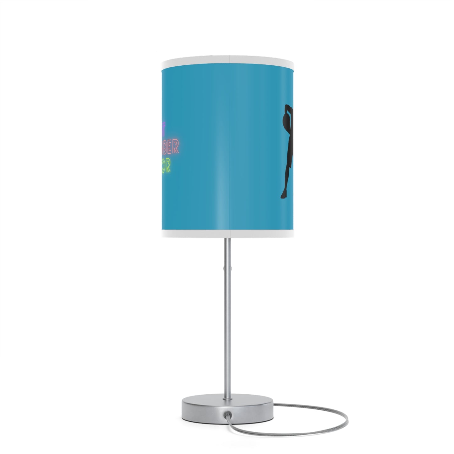 Lamp on a Stand, US|CA plug: Basketball Turquoise