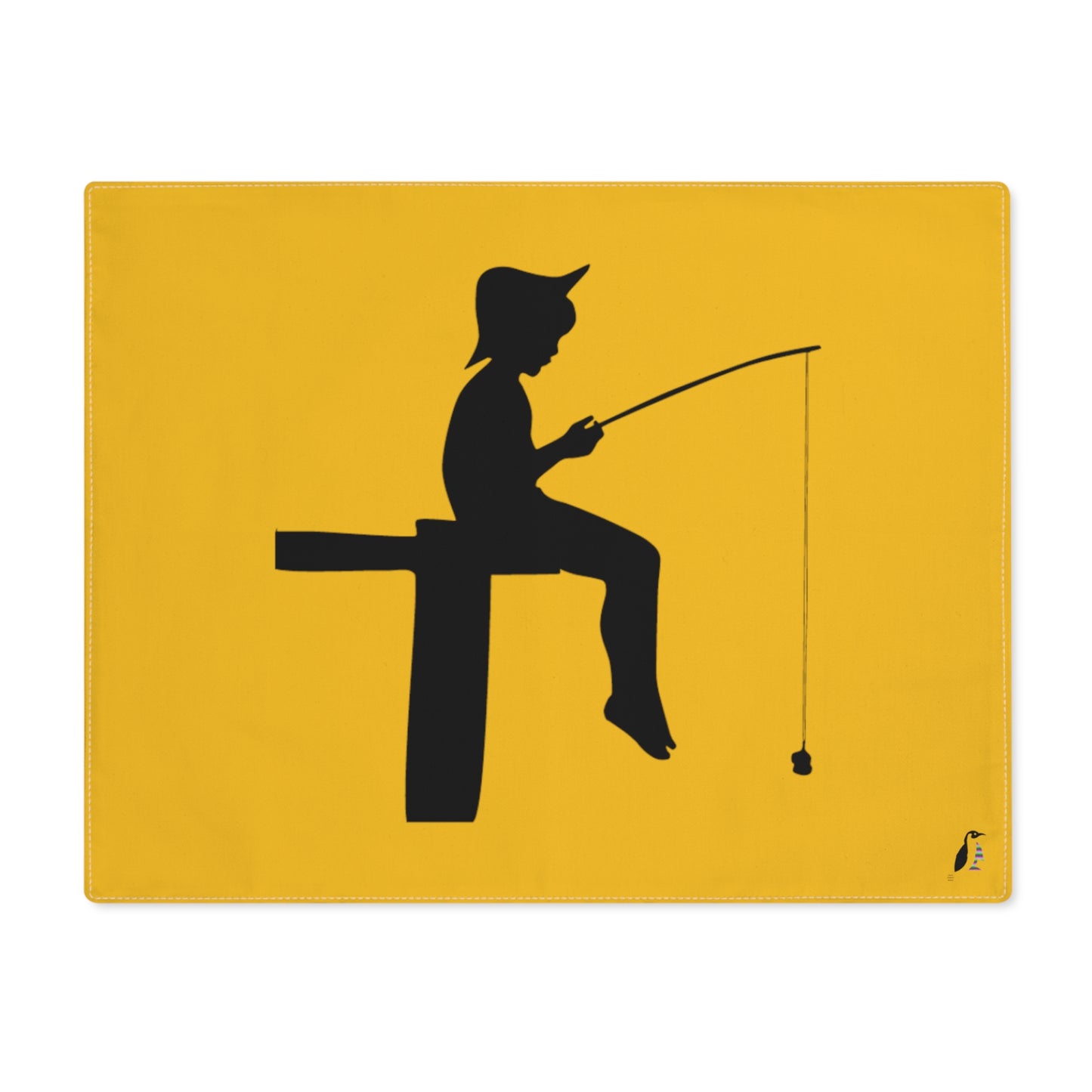 Placemat, 1pc: Fishing Yellow