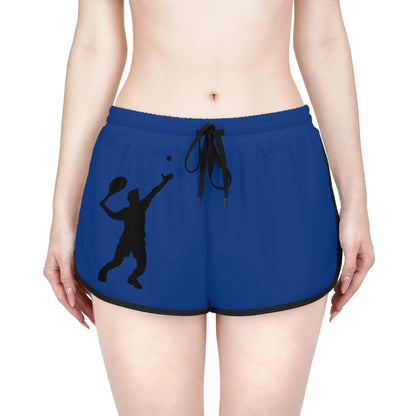 Women's Relaxed Shorts: Tennis Dark Blue