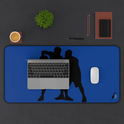 Desk Mat: Basketball Dark Blue