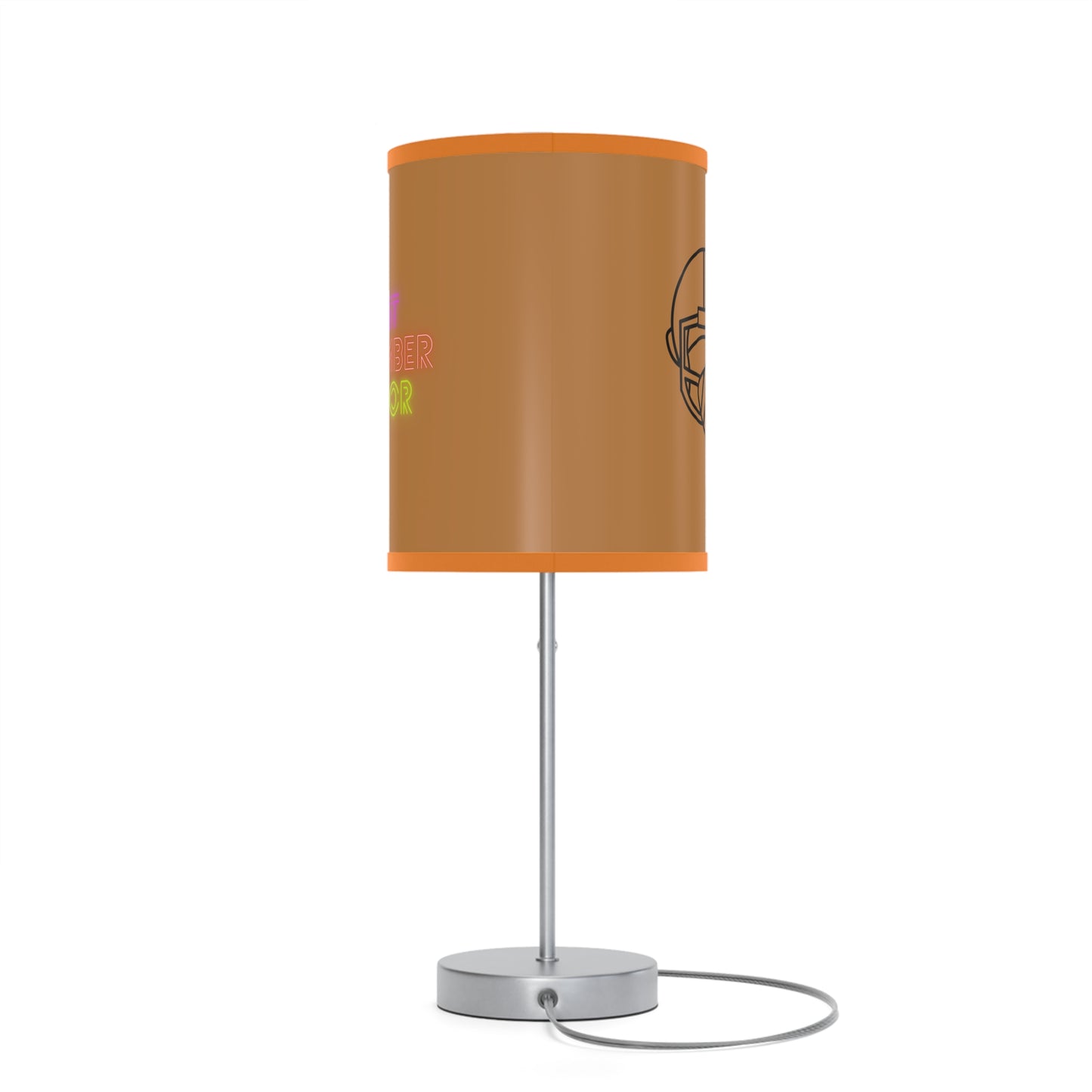 Lamp on a Stand, US|CA plug: Football Lite Brown