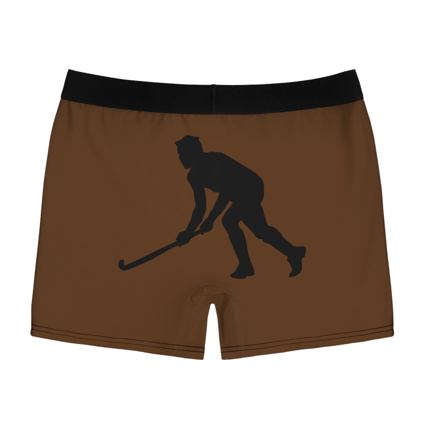 Men's Boxer Briefs: Hockey Brown