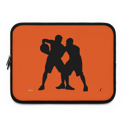 Laptop Sleeve: Basketball Orange