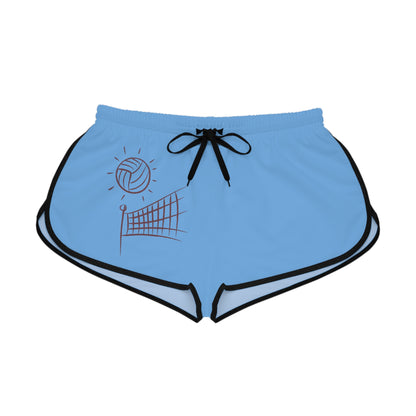 Women's Relaxed Shorts: Volleyball Lite Blue