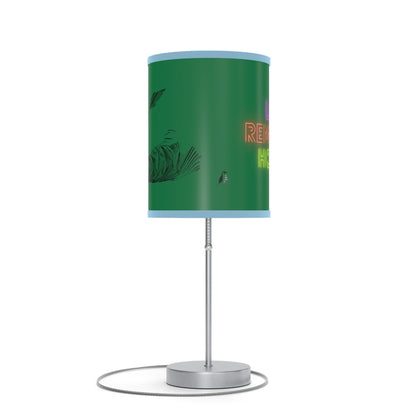 Lamp on a Stand, US|CA plug: Writing Dark Green