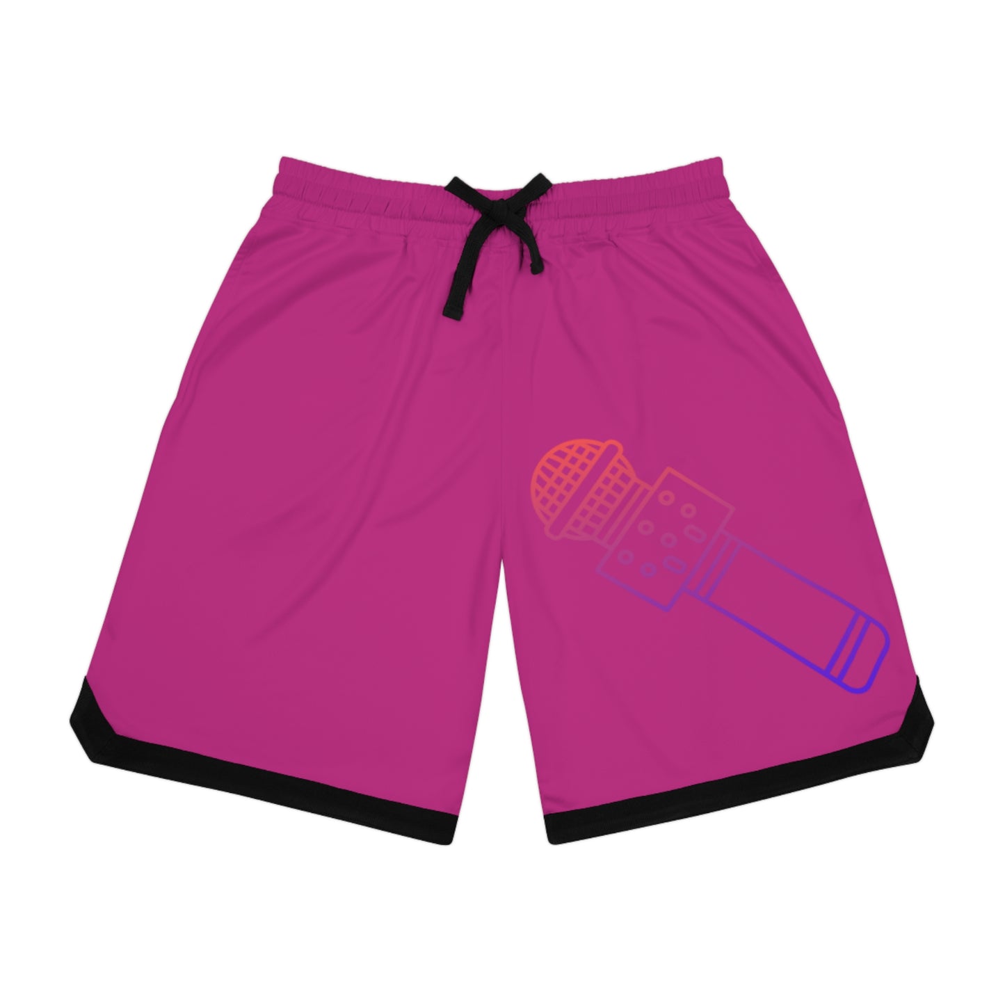 Basketball Rib Shorts: Music Pink